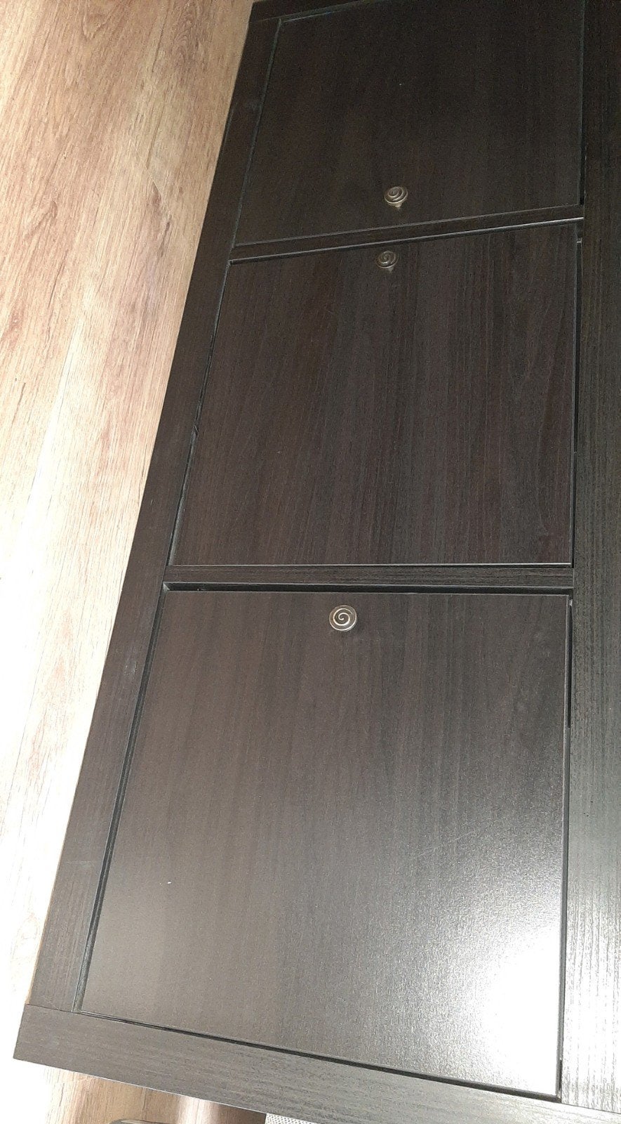 3 vaks Kallax kastje, Ophalen, 100 tot 150 cm, Zo goed als nieuw, Modern