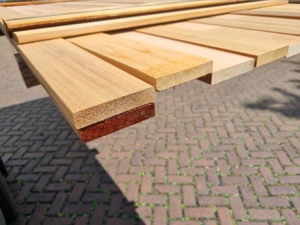 Red Cedar planken 1.8x9.0 cm - nr: RC243, Tuin en Terras, Palen, Balken en Planken, Ophalen, Nieuw, 250 cm of meer, Planken