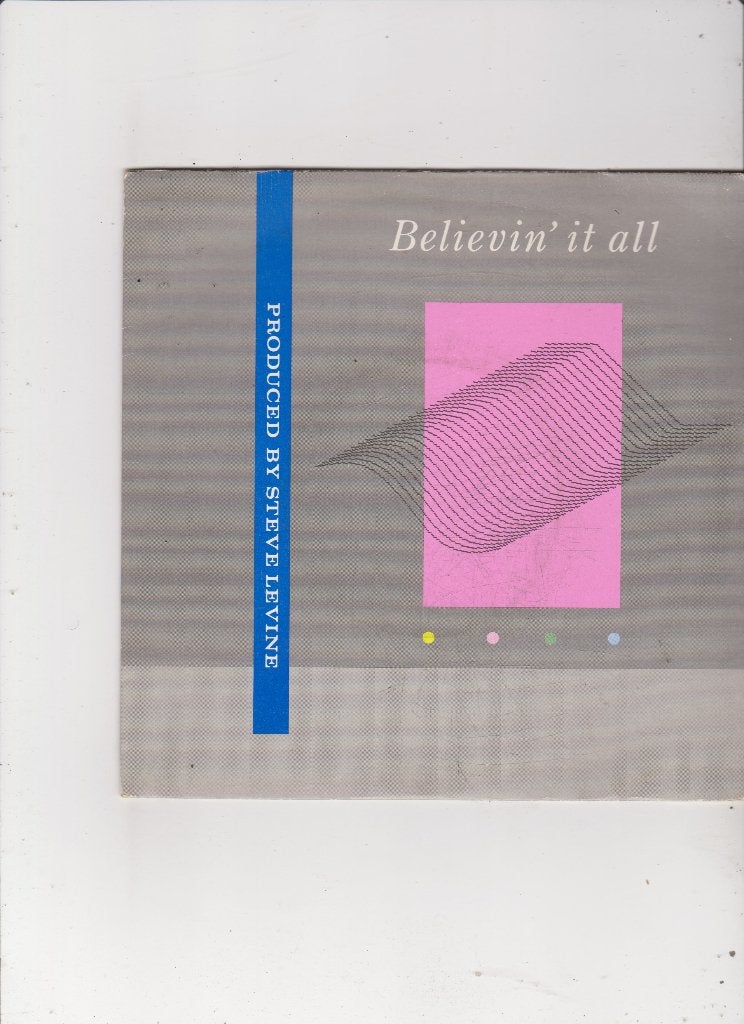 Single Steve Levine - Believin' it all, Ophalen of Verzenden, Gebruikt
