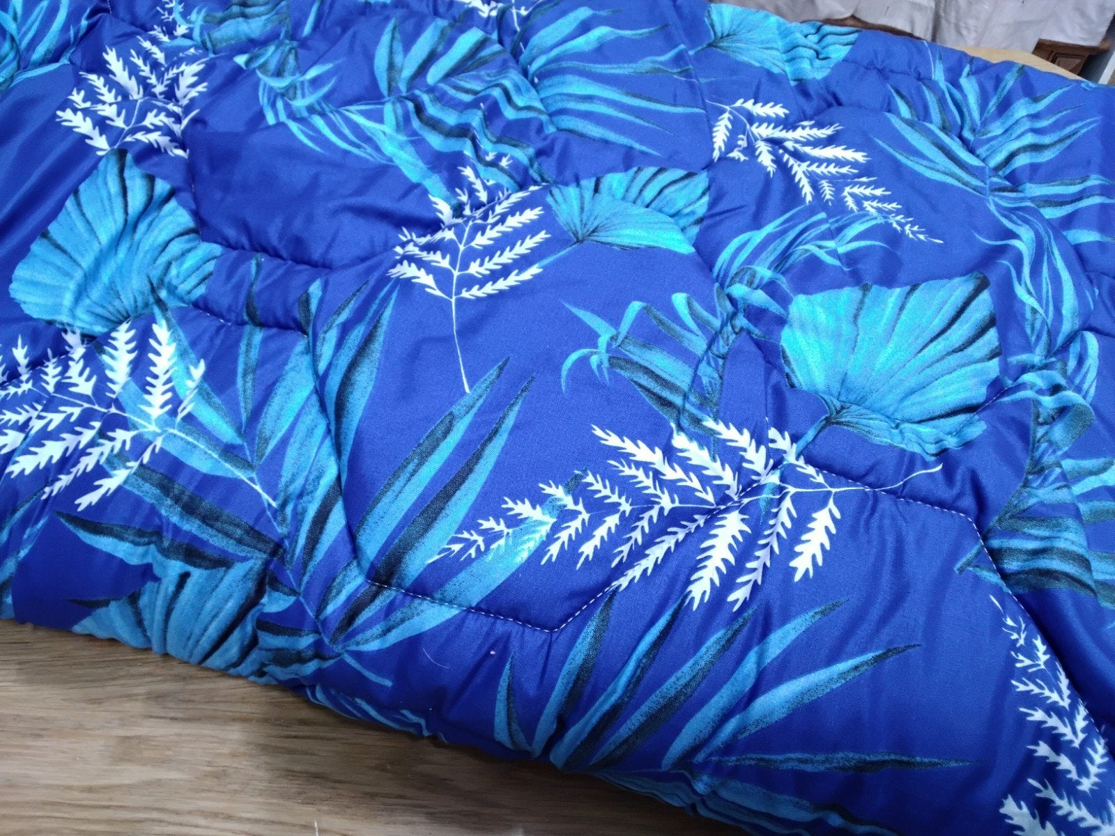 HappyBed, Eenpersoons, Blauw, Ophalen of Verzenden, Deken of Dekbed