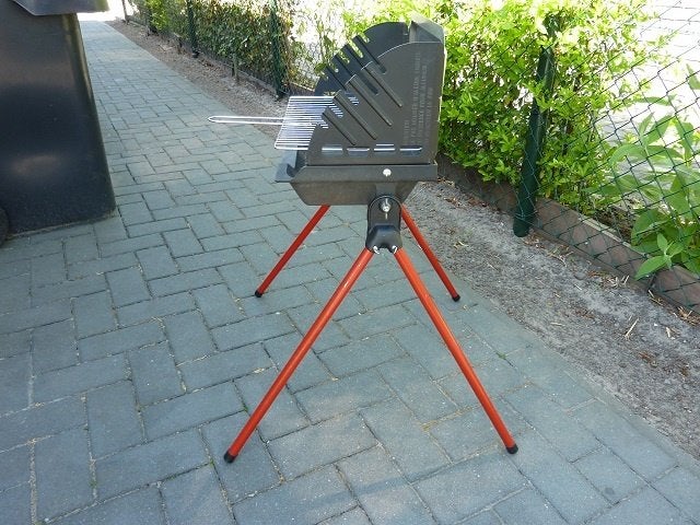 barbeque barbecue rooster draaispit nieuw gietijzeren haard, Ophalen, Gebruikt, Met accessoires