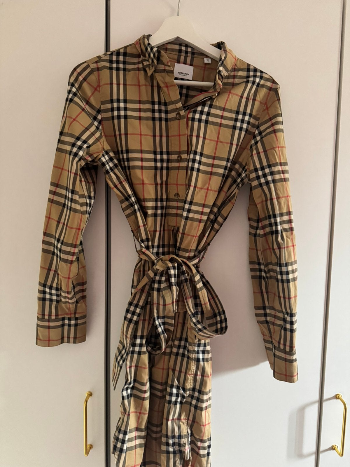 Burberry jurkje inclusief riem, Ophalen, Nieuw, Boven de knie