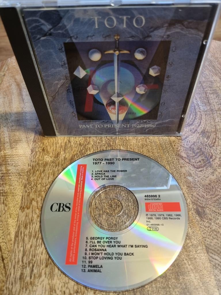 Cd Toto – Past To Present 1977-1990, Cd's en Dvd's, Ophalen of Verzenden, Zo goed als nieuw, Poprock