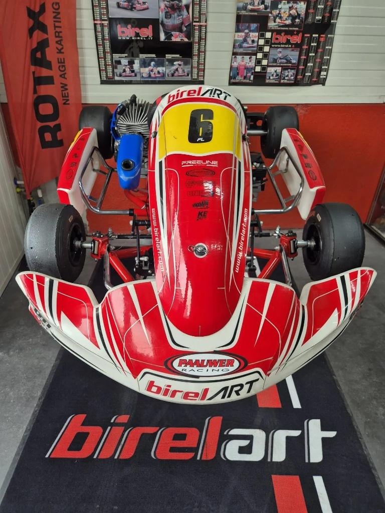 Birel ART Mini Kart 2023 met IAME Swift 60cc motor, Sport en Fitness, Karting, Ophalen, Gebruikt, Kart