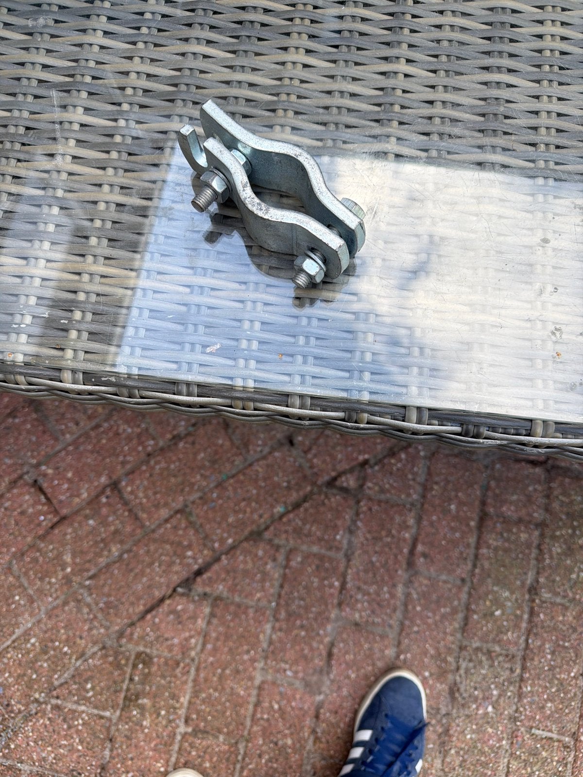 Trekhaak klem voor auto, Ophalen of Verzenden, Gebruikt