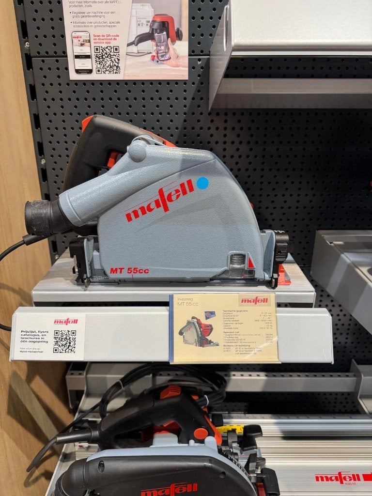 Mafell MT55 cc Invalzaag in MAXI-MAX, Ophalen, Invalzaag, Nieuw, 1200 watt of meer