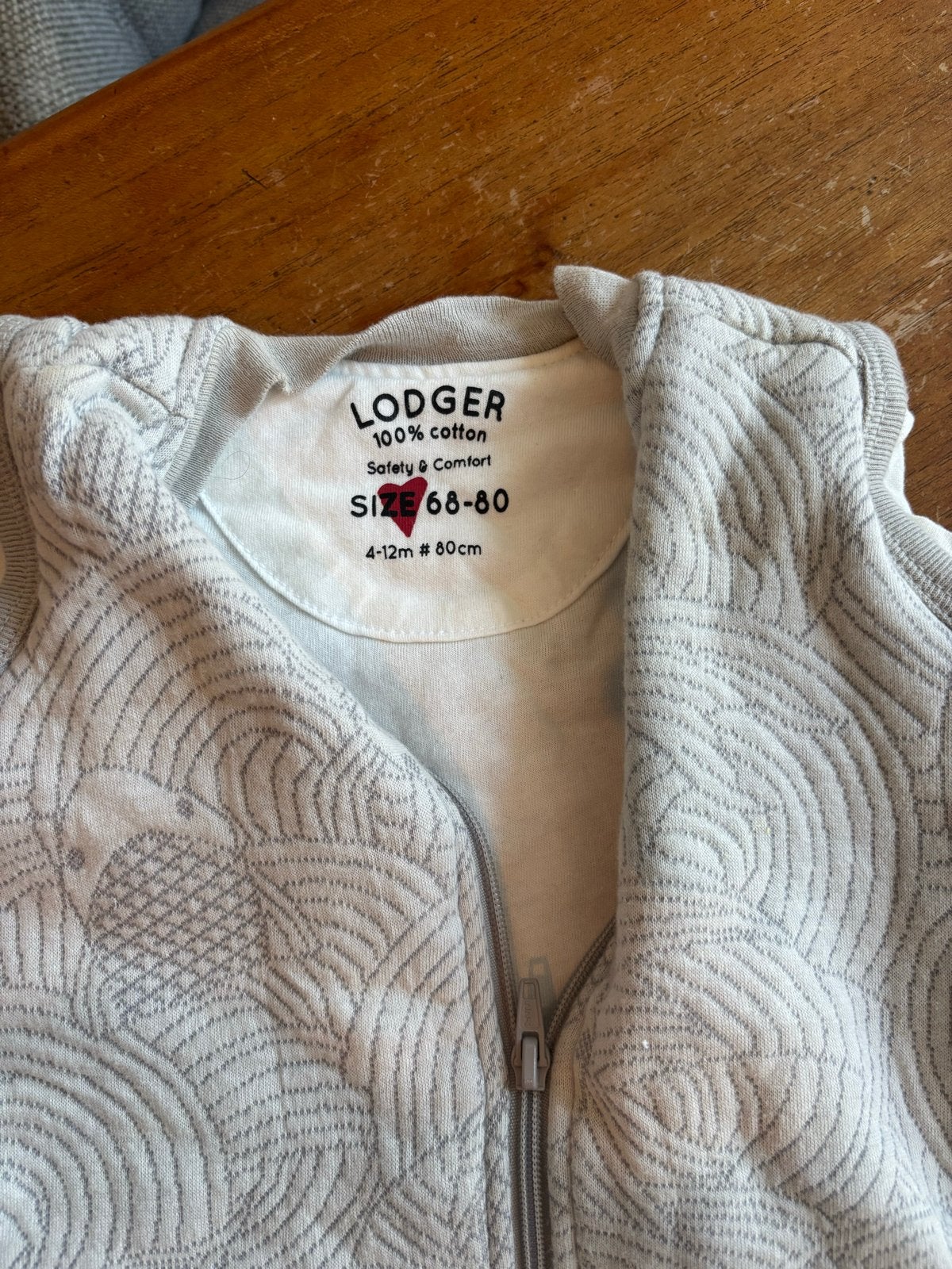 Lodger Slaapzak 68-80 cm met afritsbare mouwen, Kinderen en Baby's, Ophalen of Verzenden, Zo goed als nieuw, Slaapzak