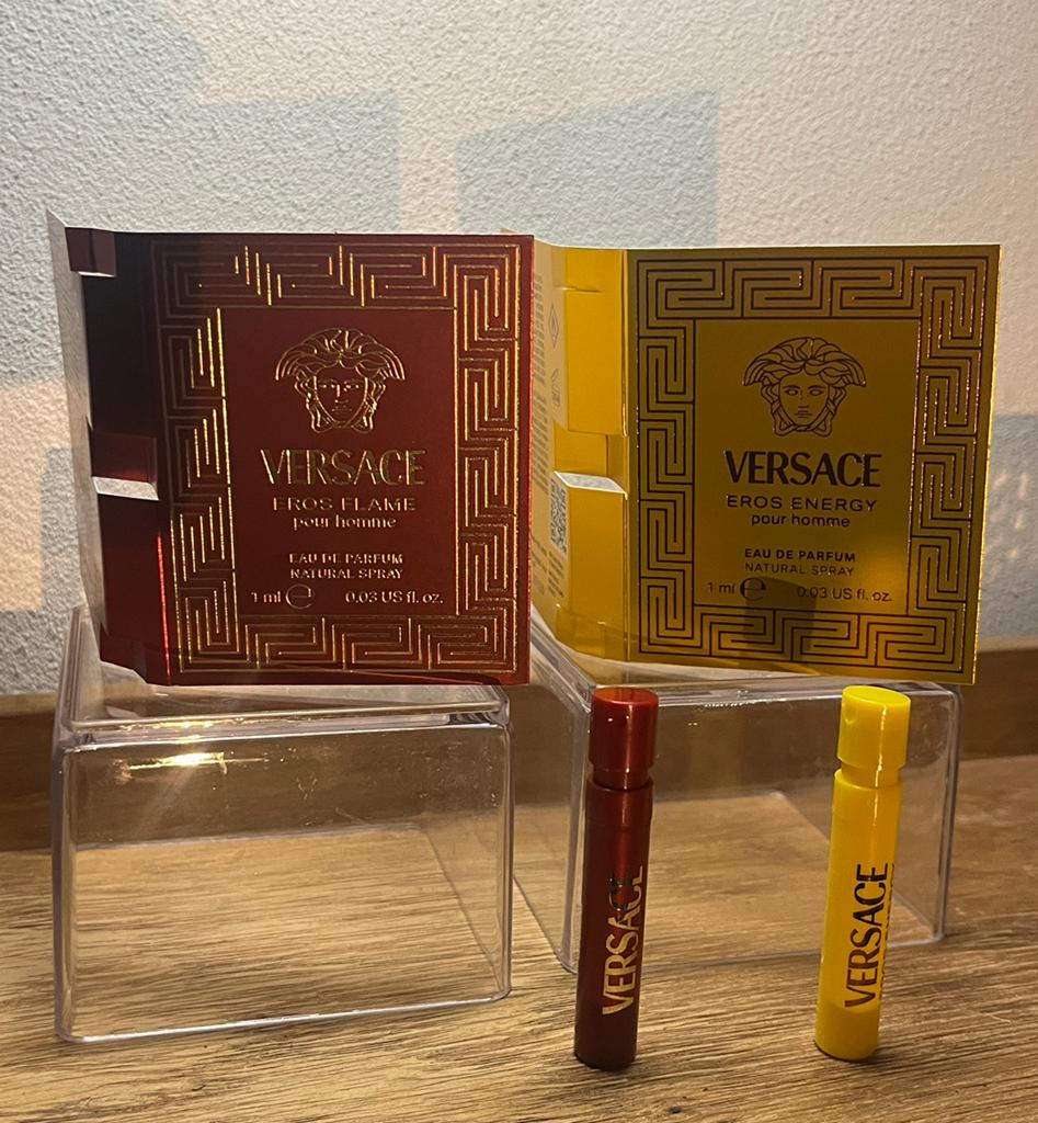 Sample set: Versace - Eros Energy / Flame, Ophalen of Verzenden, Nieuw