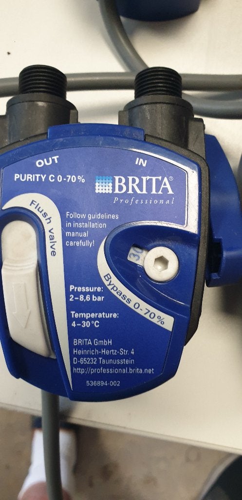 Brita filterkop Purity C, Ophalen, Zo goed als nieuw, Brita, Waterfilter
