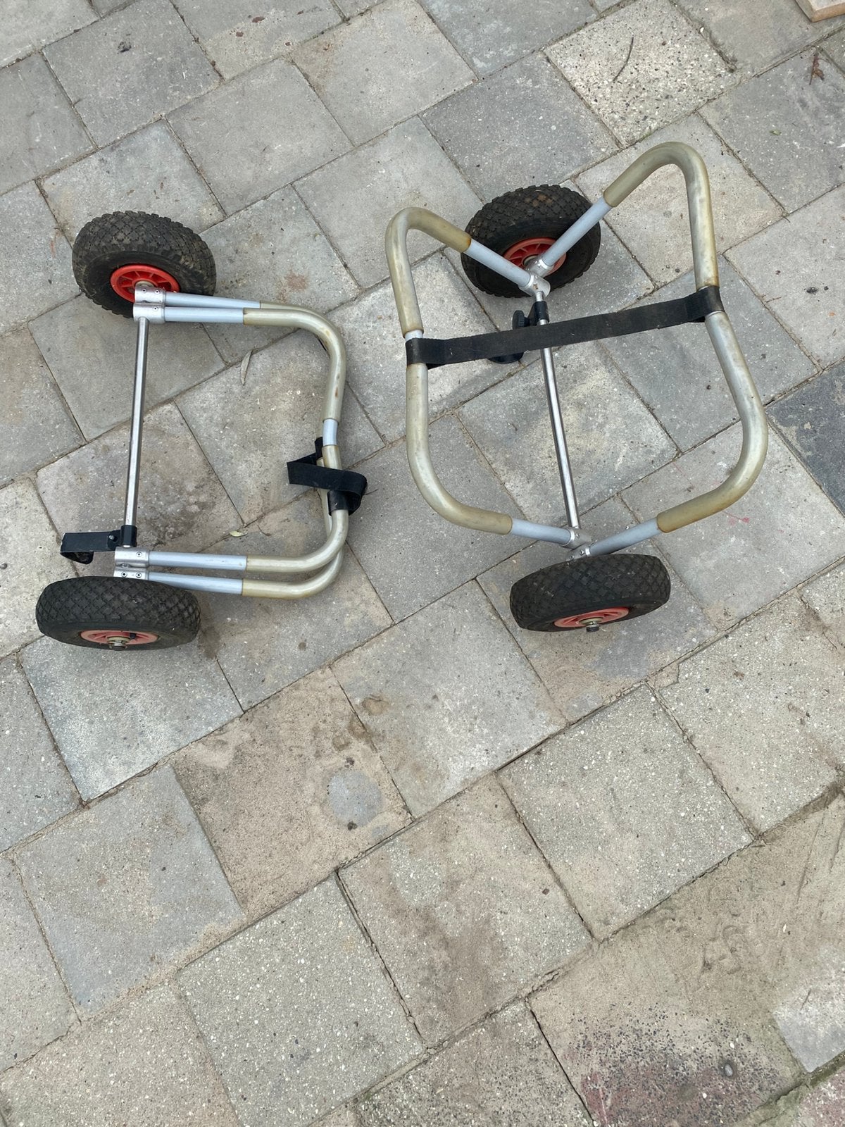 2 kano karretjes, Ophalen, Gebruikt, Eén persoon