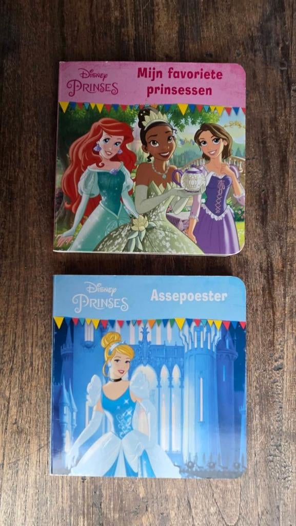 2 Kartonnen boekjes Disney Prinses, Ophalen of Verzenden, Gelezen, Sprookjes