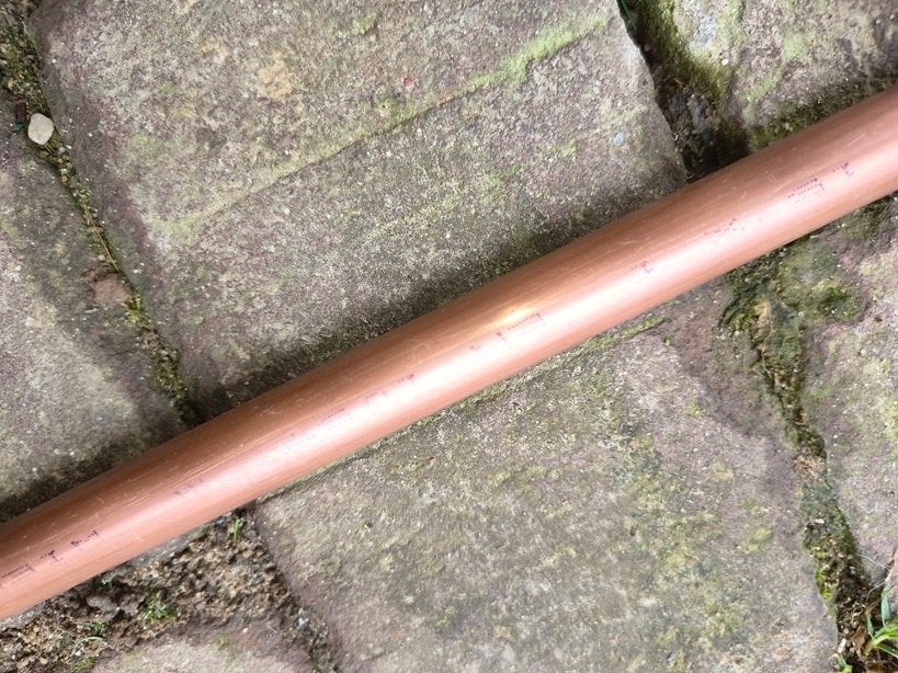Roodkoper Buis 15mm 2,8 + 1,92 Meter ongebruikt, Ophalen, Overige materialen, Minder dan 20 mm, 2 tot 4 meter