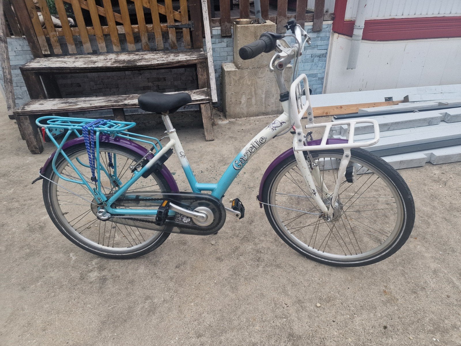 GAZZELE 24 INCH 3 VER DYNAMO IN NAAF, Ophalen, Zo goed als nieuw, 24 inch