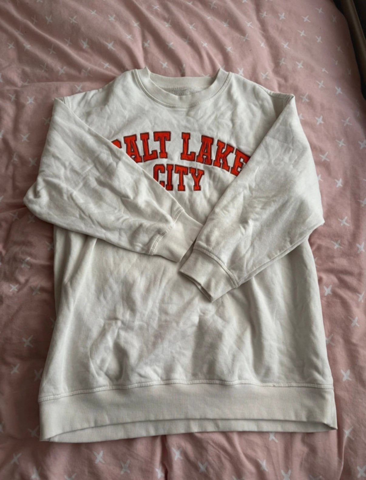 Witte trui / sweater H&M, Verzenden, Zo goed als nieuw, Maat 42/44 (L), Wit