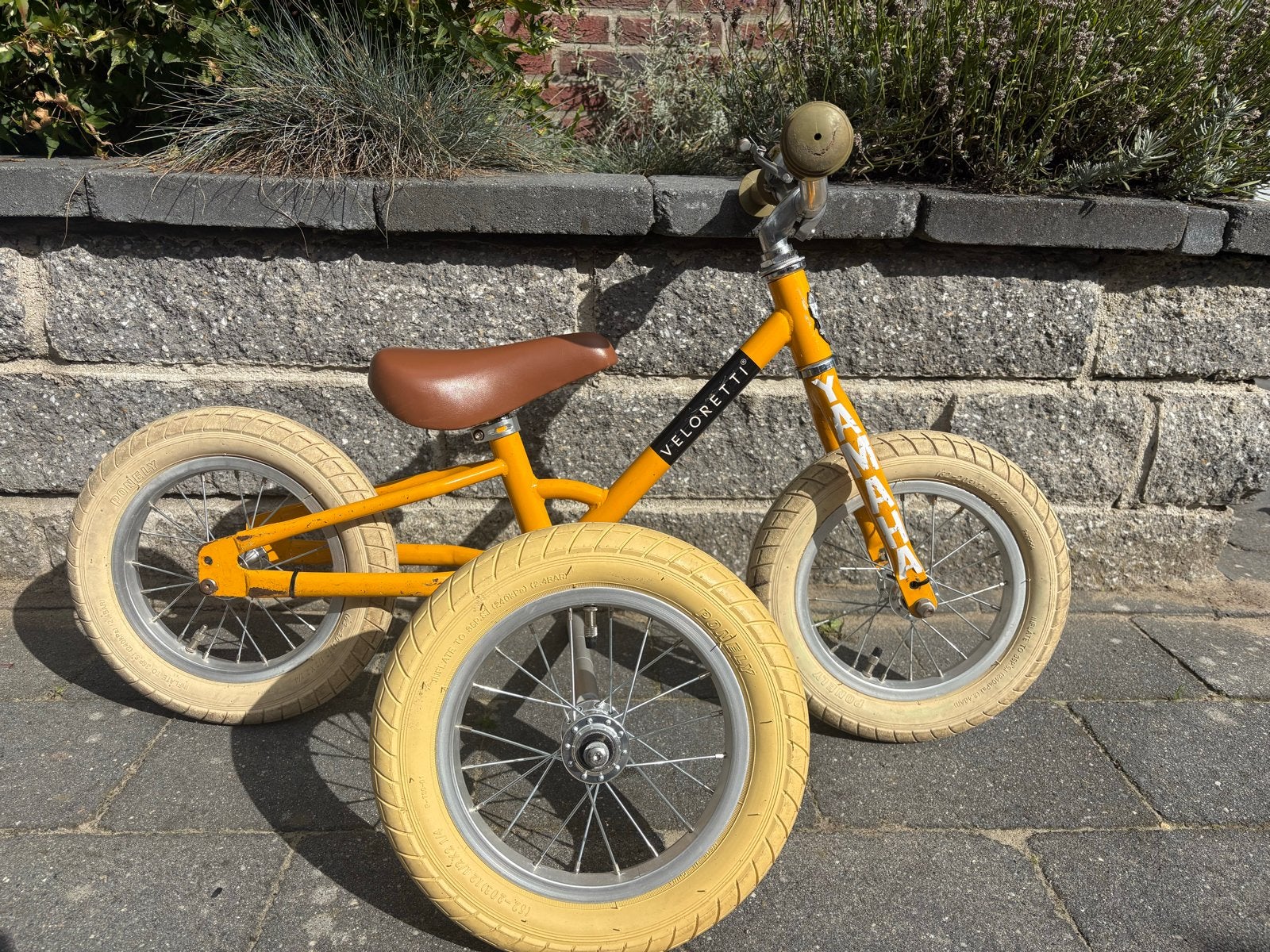 Veloretti Tricycle/Loopfiets 2-in-1 met Yamaha stickers, Ophalen of Verzenden, Gebruikt, Minder dan 16 inch