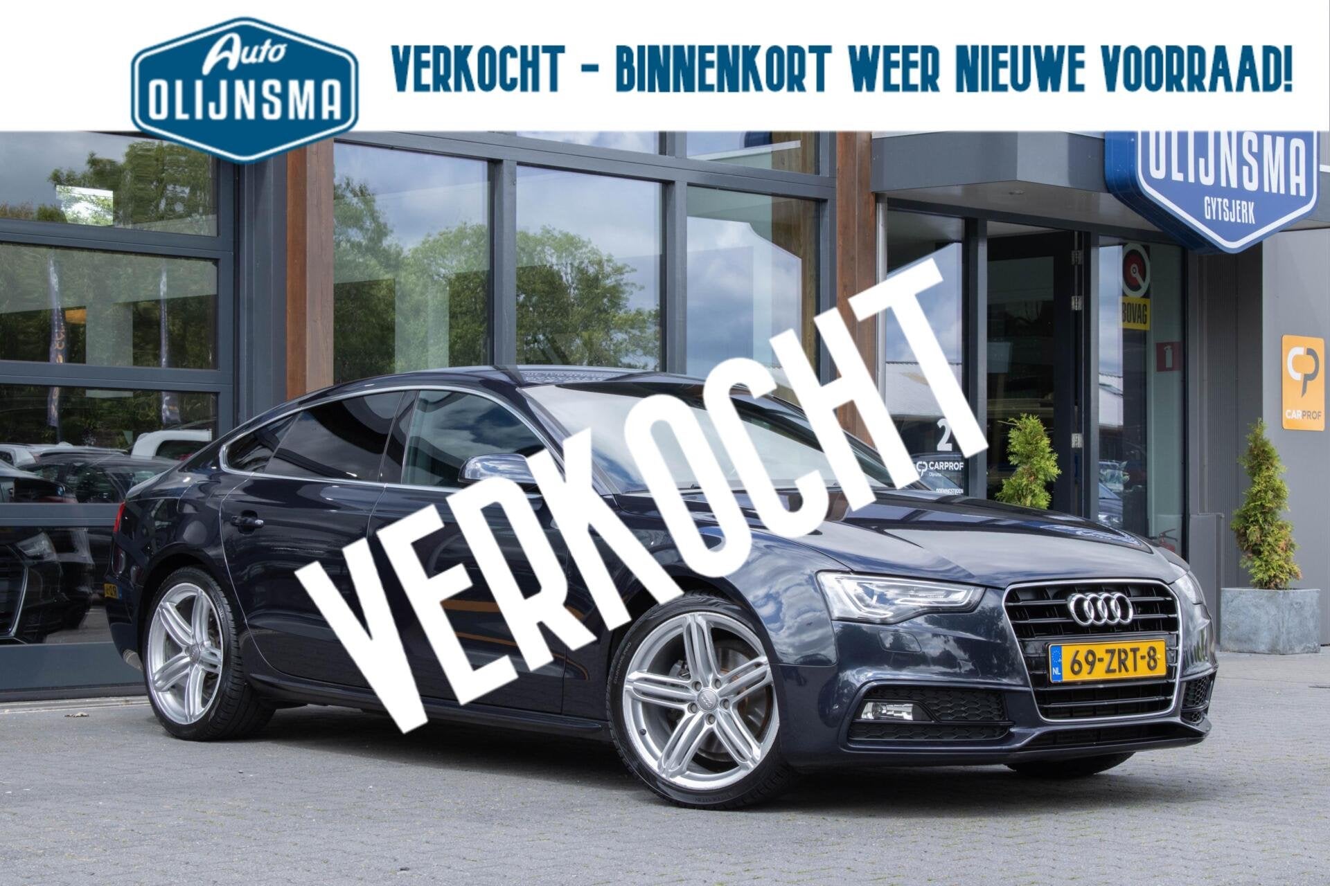 Audi A5 Sportback 1.8 TFSI S Edition|Bang & Olufsen|Cruise|P, Auto's, Voorwielaandrijving, Euro 5, Gebruikt, Zwart