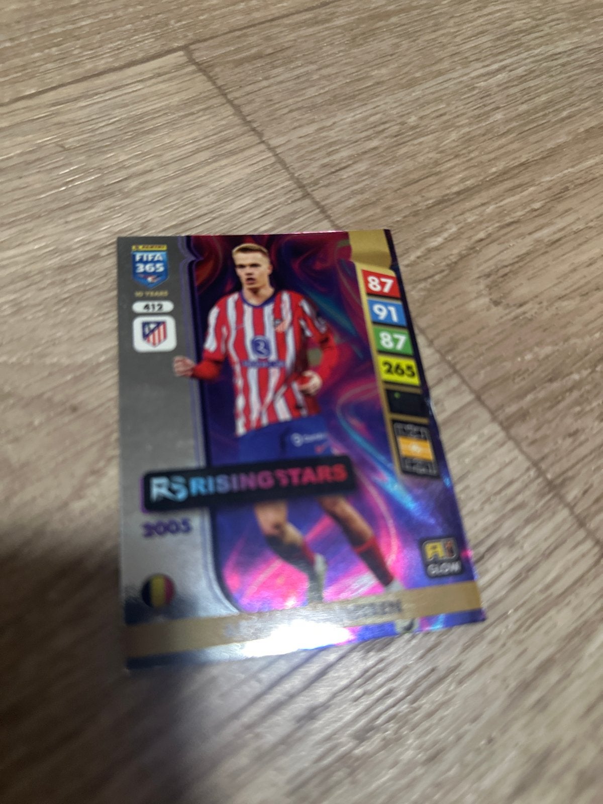 FIFA 365 Rising Stars Voetbalplaatje - Nieuw, Hobby en Vrije tijd, Ophalen of Verzenden, Nieuw, Plaatje