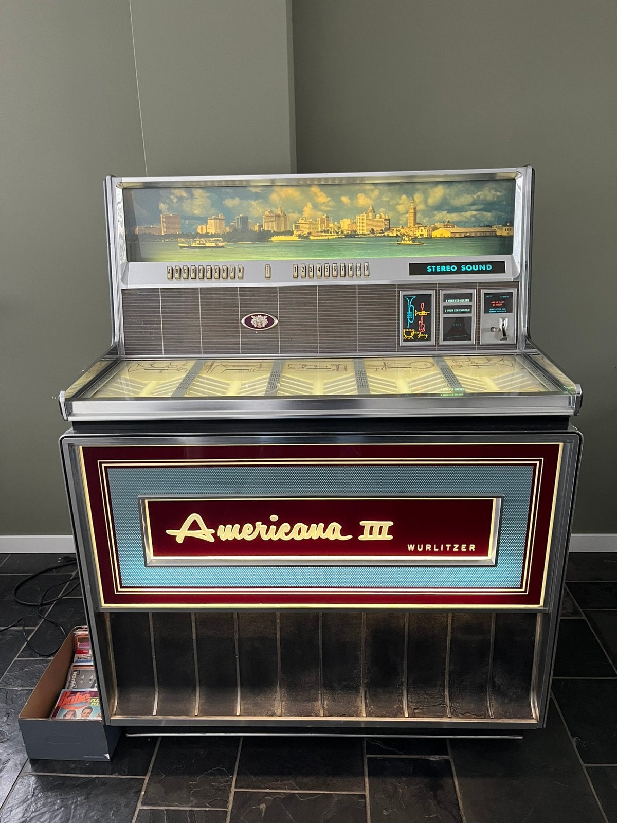 JUKEBOX WURLITZER Americana III, Ophalen, Gebruikt, 1960 tot 1970, Wurlitzer