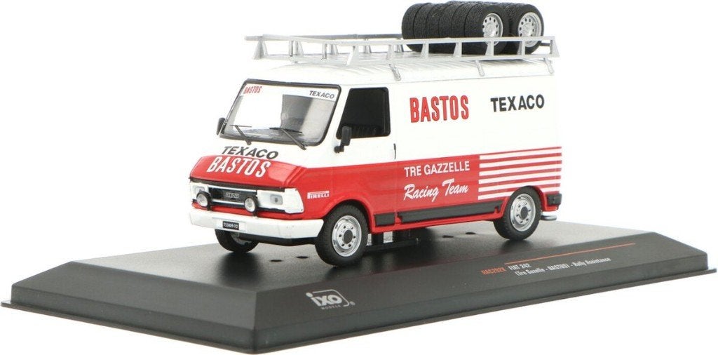 Fiat 242 Team Bastos Rally service bus - Ixo miniatuur 1:43, Auto, SPEIDEL REPLICARS GmbH, Nieuw, Ophalen of Verzenden