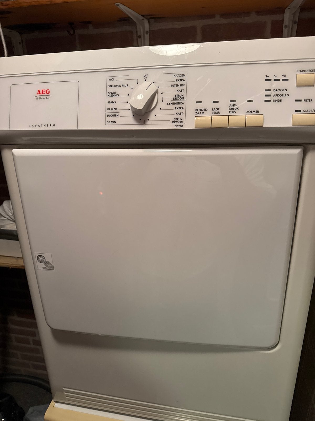 Goedwerkende AEG Lavatherm T35740 Droger - Perfecte Staat, Witgoed en Apparatuur, Wasdrogers, 6 tot 8 kg, Ophalen of Verzenden