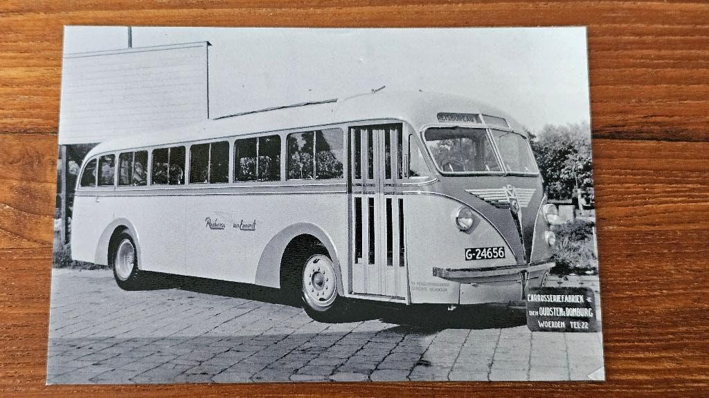 Foto BUS VAN EMMERIK Hilversum 33, Verzamelen, Spoorwegen en Tramwegen, Gebruikt, Bus of Metro, Overige typen, Verzenden