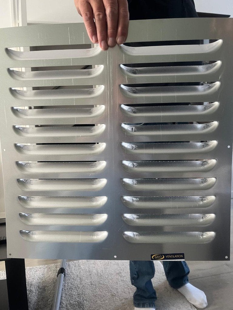 schoepenrooster Merk GAVO 50x50, Ophalen of Verzenden, Nieuw, Ventilator