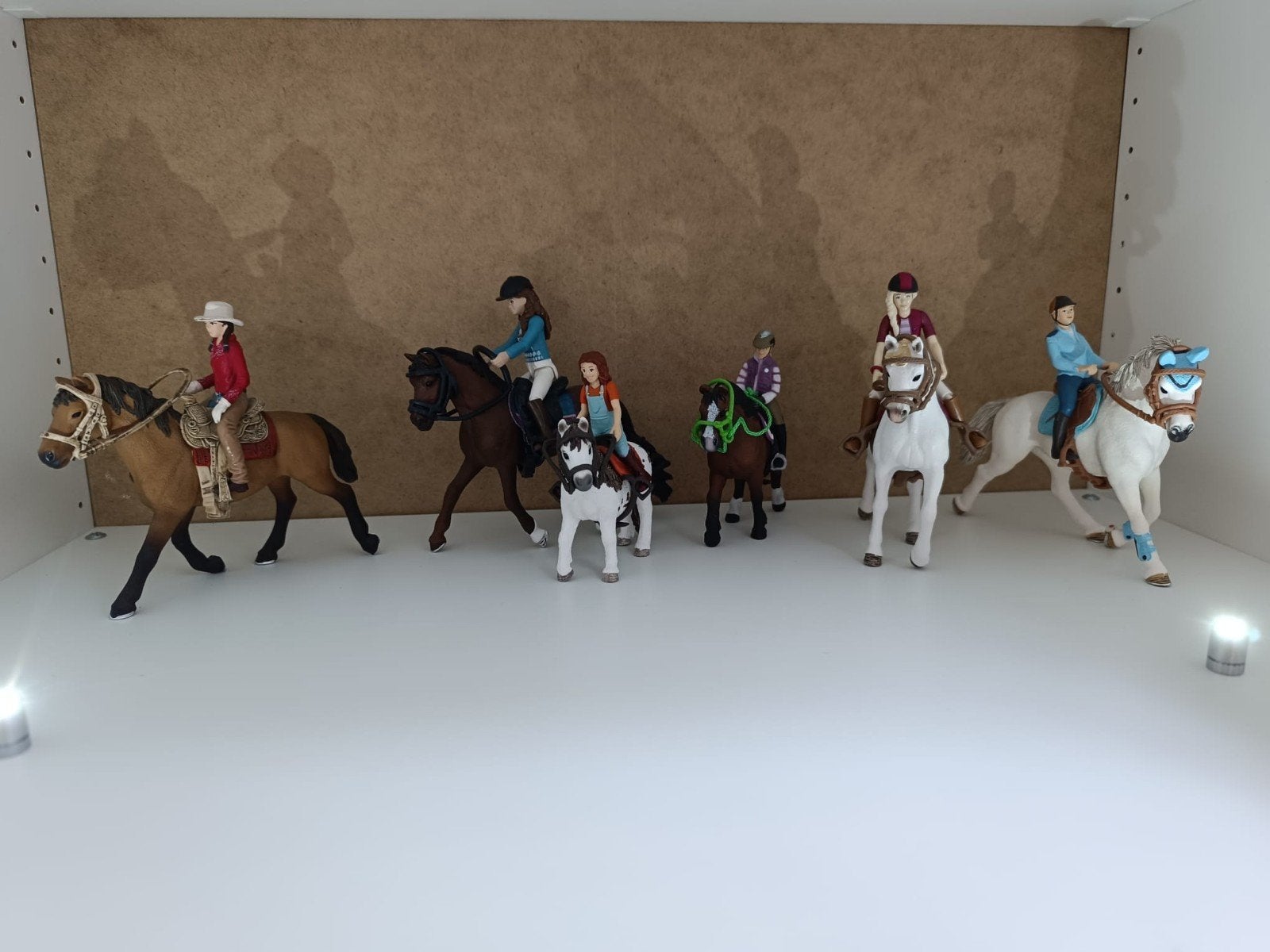 Schleich paarden en ruiters set - 6 stuks, Ophalen of Verzenden, Zo goed als nieuw