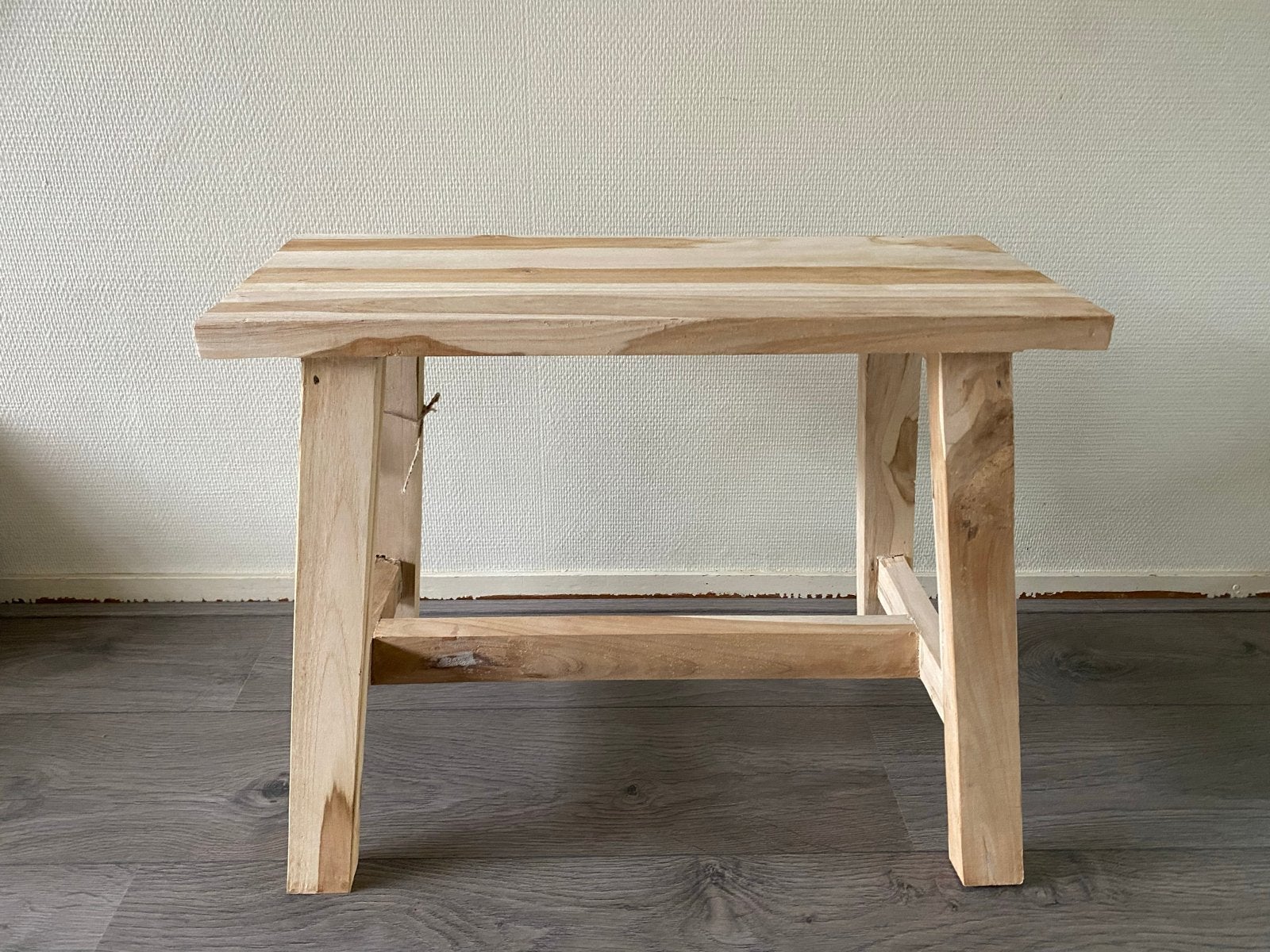 Bankje bijzet Hout Kruk Extra Zitplaats, Ophalen, Nieuw, Hout
