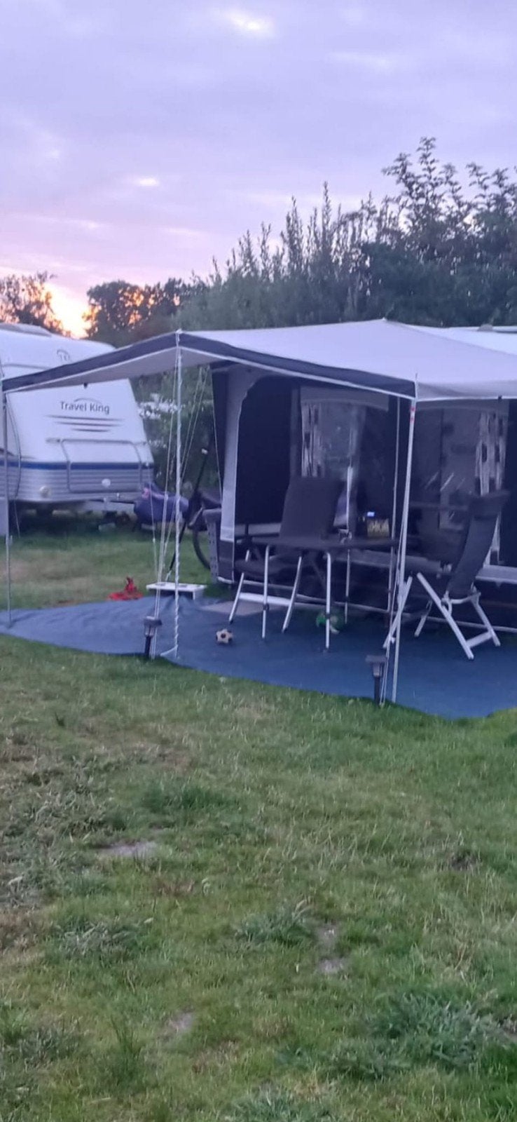 luifel maat 8 met aluminium frame, Ophalen, Gebruikt