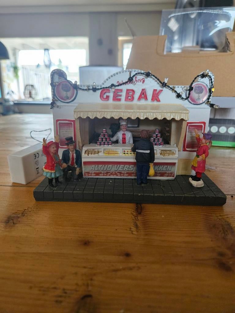 Gebak.kraam kerstdorp, Ophalen