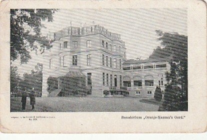 sanatorium Oranje Nassau Oord Wageningen Renkum, Ophalen of Verzenden, 1920 tot 1940, Gelopen, Gelderland