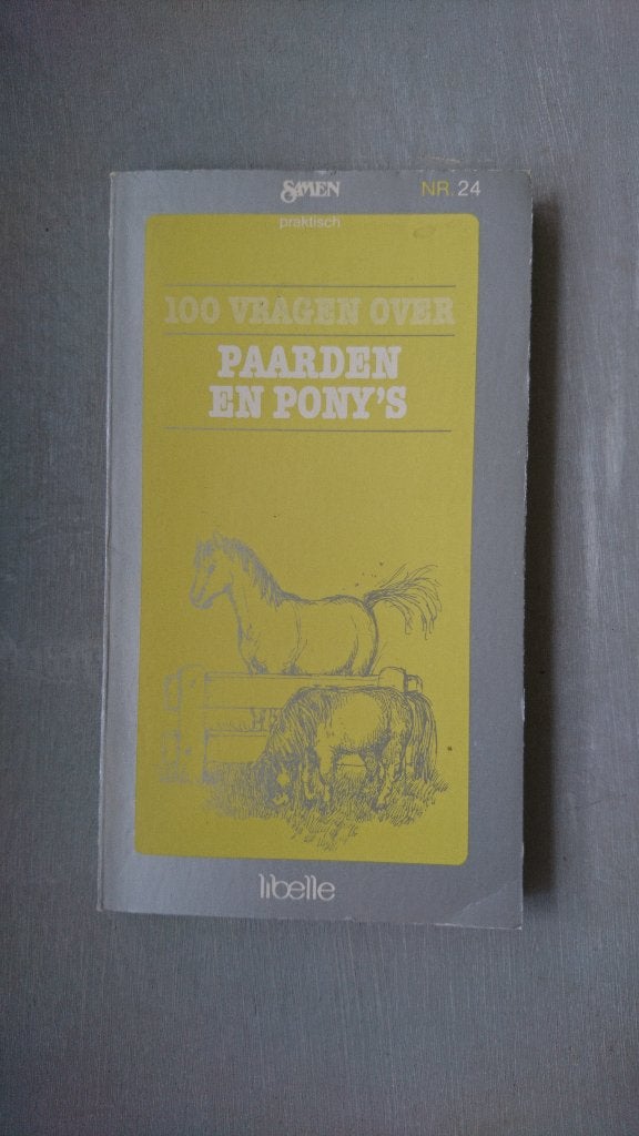 100 vragen over paarden en pony`s, Boeken, Ophalen of Verzenden, Gelezen, Paarden of Pony's