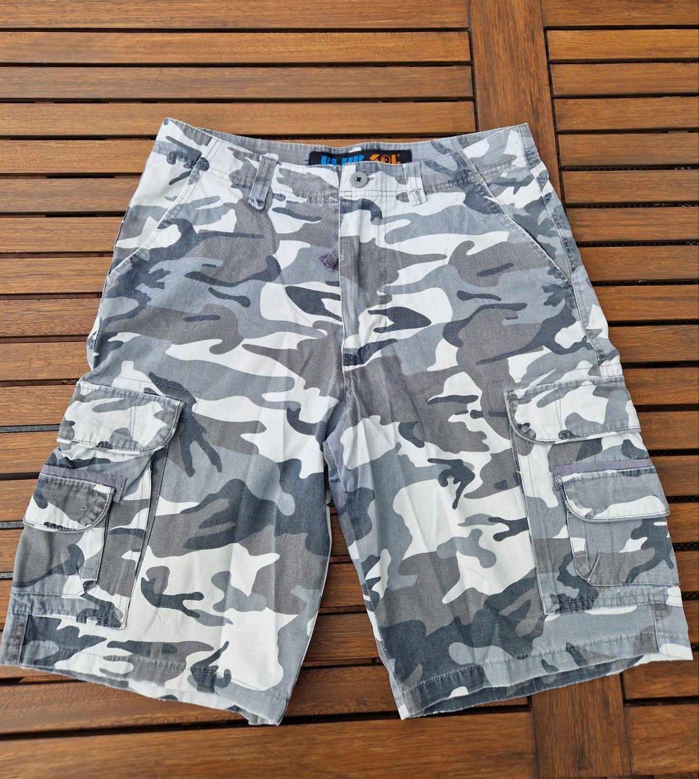 Cargo short, Kleding | Heren, Ophalen of Verzenden, Zo goed als nieuw, Maat 56/58 (XL), Grijs