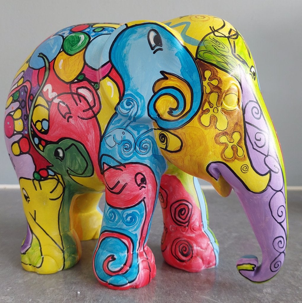 Beeld Elephant Parade A'dam 20cm, Ophalen of Verzenden, Zo goed als nieuw, Dier