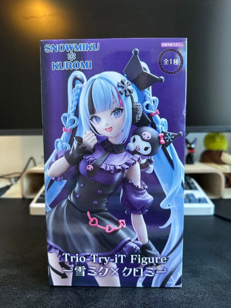 Hatsune Miku x Sanrio - Gothic Snow Miku x Kuromi Figure, Verzenden, Nieuw