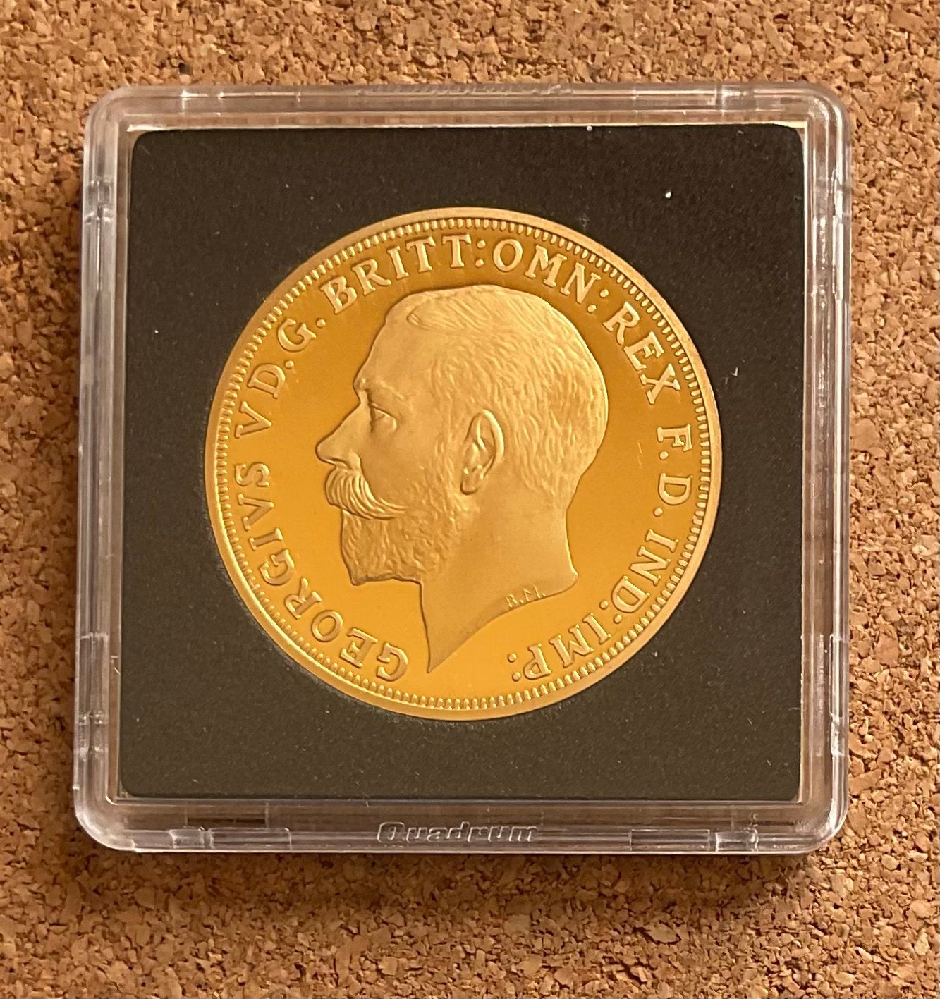 Munt Replica - United Kingdom - Sovereign - George V 1920, Ophalen of Verzenden, Overige materialen, Buitenland