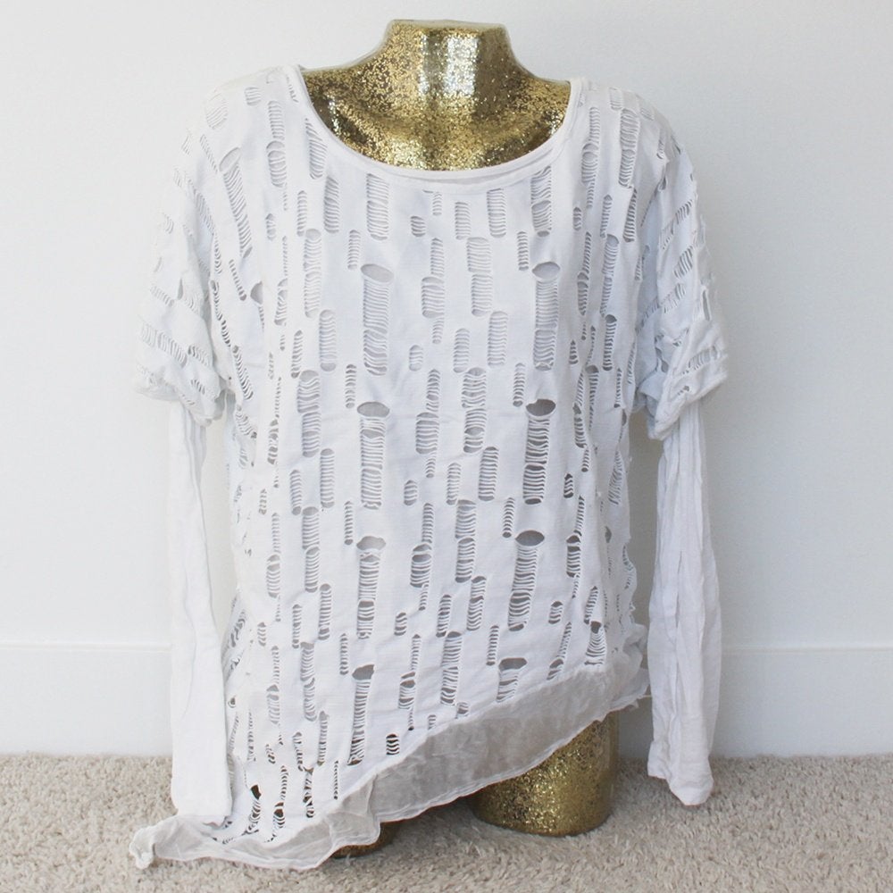 Prachtige Vintage Trui (M) - 73 € 20,-, Kleding | Dames, Truien en Vesten, Zo goed als nieuw, Maat 38/40 (M), Wit, Ophalen of Verzenden
