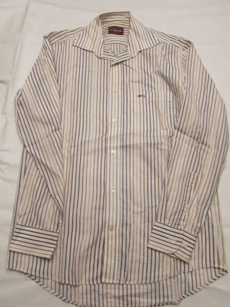 Blouse overhemd mcgregor maat 40 bruine strepen heren, Bruin, McGregor, Zo goed als nieuw, Schipluidenlaan 20 5035KJ Tilburg