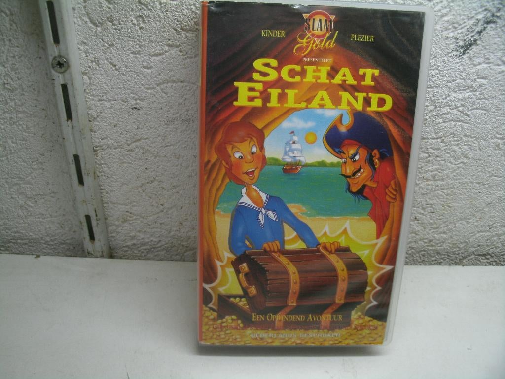 vhs 204a schat eiland slam gold ned gespr, Cd's en Dvd's, VHS | Kinderen en Jeugd, Alle leeftijden, Ophalen of Verzenden, Gebruikt