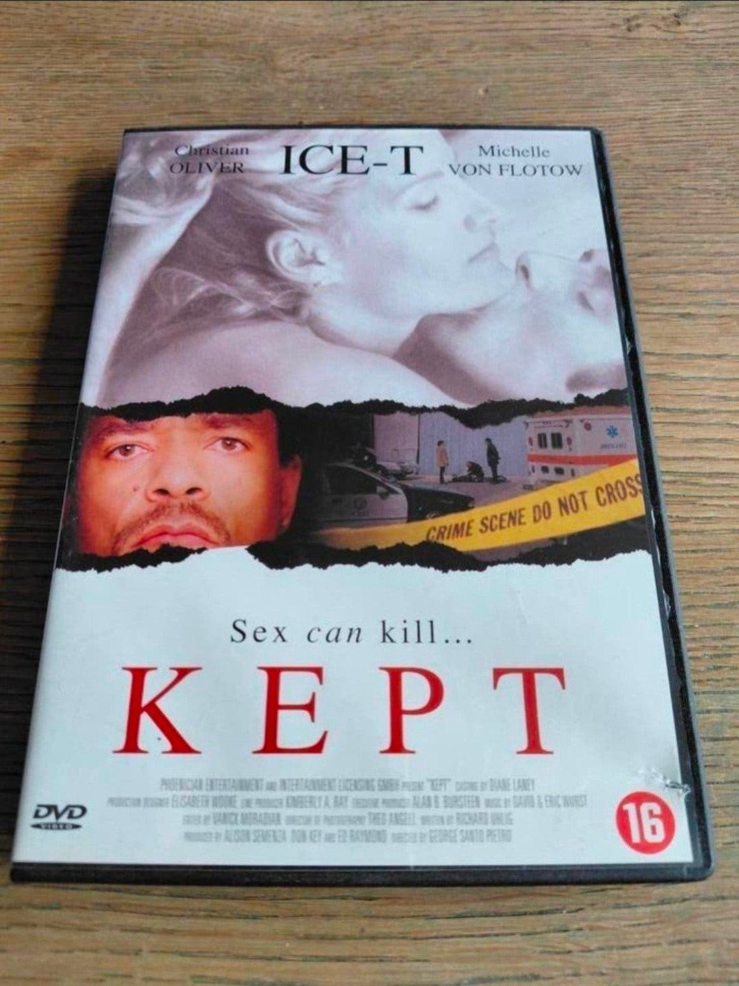 Kept dvd. "Sex can kill"., Vanaf 16 jaar, Ophalen of Verzenden, Gebruikt, Psychologische thriller