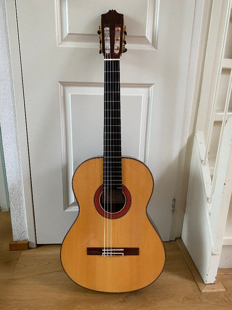 Prachtige Alhambra 10Fp Flamenco Negra Concert gitaar, Ophalen of Verzenden, Zo goed als nieuw, Klassieke of Spaanse gitaar, Met koffer