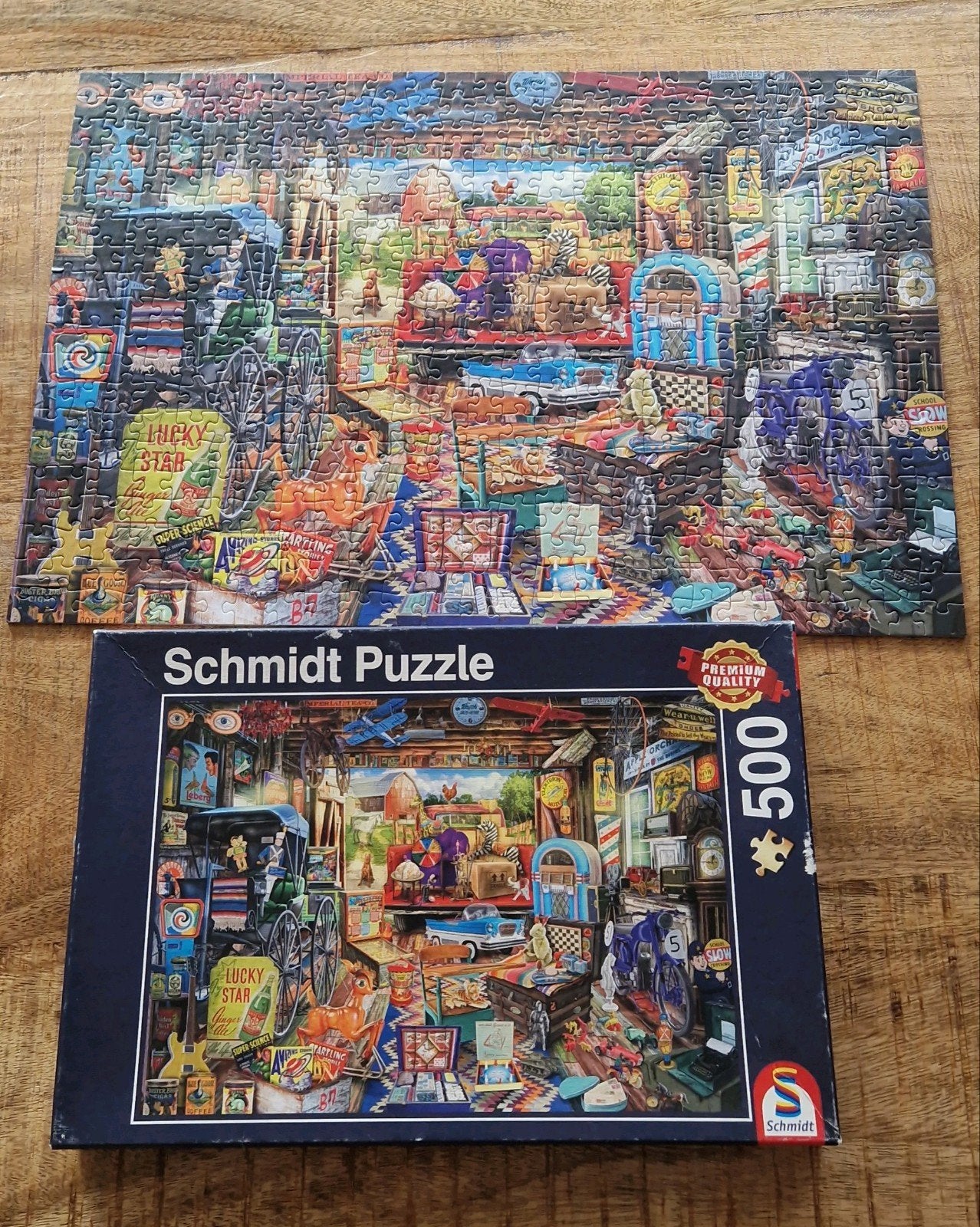 Schmidt 500 puzzel, Ophalen, 500 t/m 1500 stukjes, Zo goed als nieuw