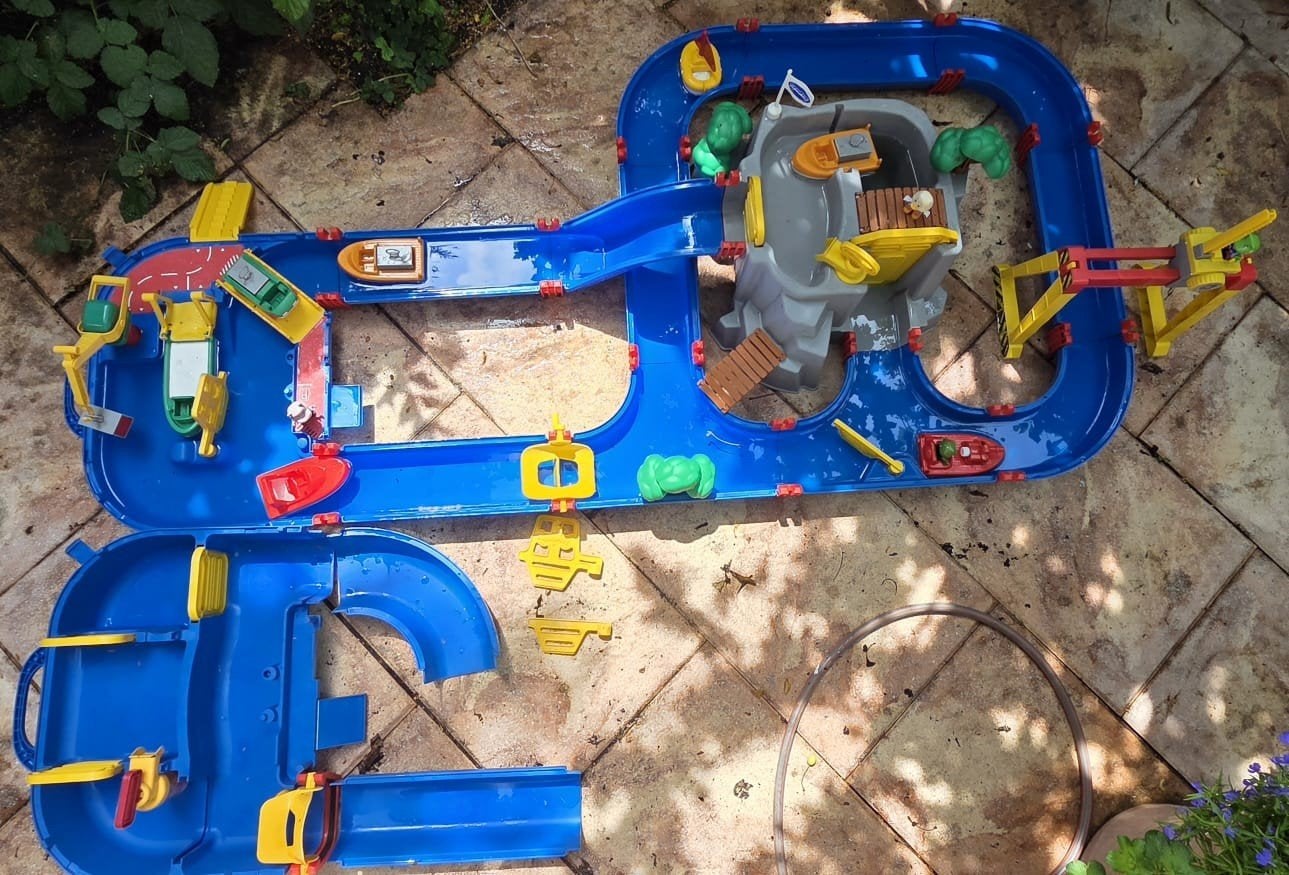 Aquaplay waterbaan met accessoires, Kinderen en Baby's, Ophalen, Gebruikt