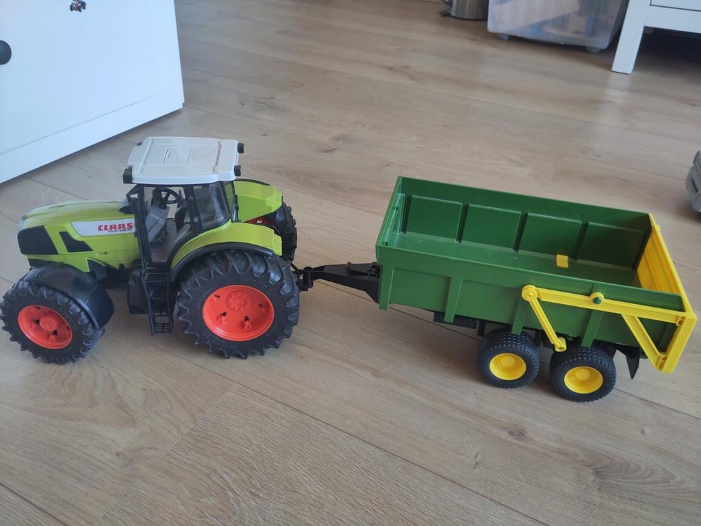 Tractor met wagen Claas, Ophalen of Verzenden, Zo goed als nieuw