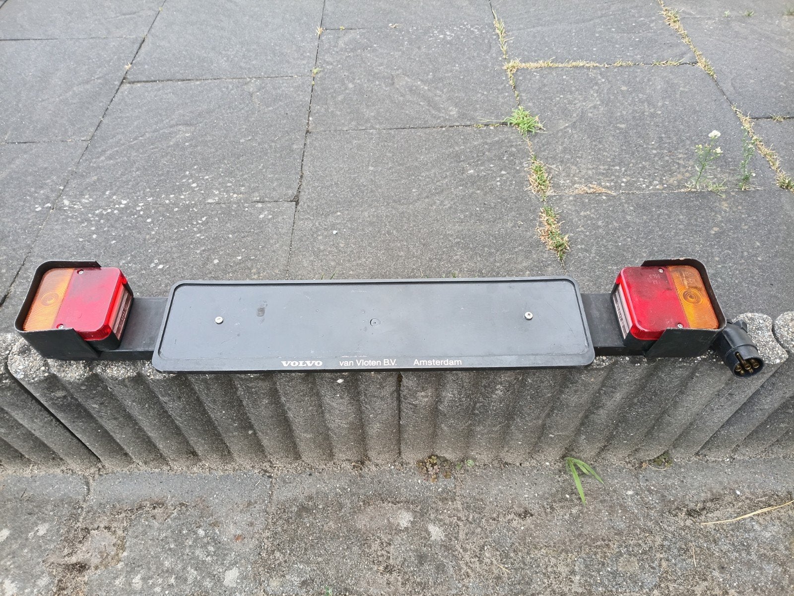 Lichtbalk met kentekenplaathouder voor fietsendrager., Ophalen of Verzenden, Zo goed als nieuw