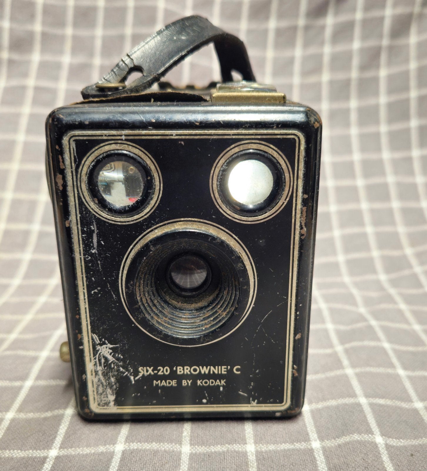 Vintage Kodak Six-20 Brownie C Camera, Ophalen of Verzenden, Gebruikt, Kodak