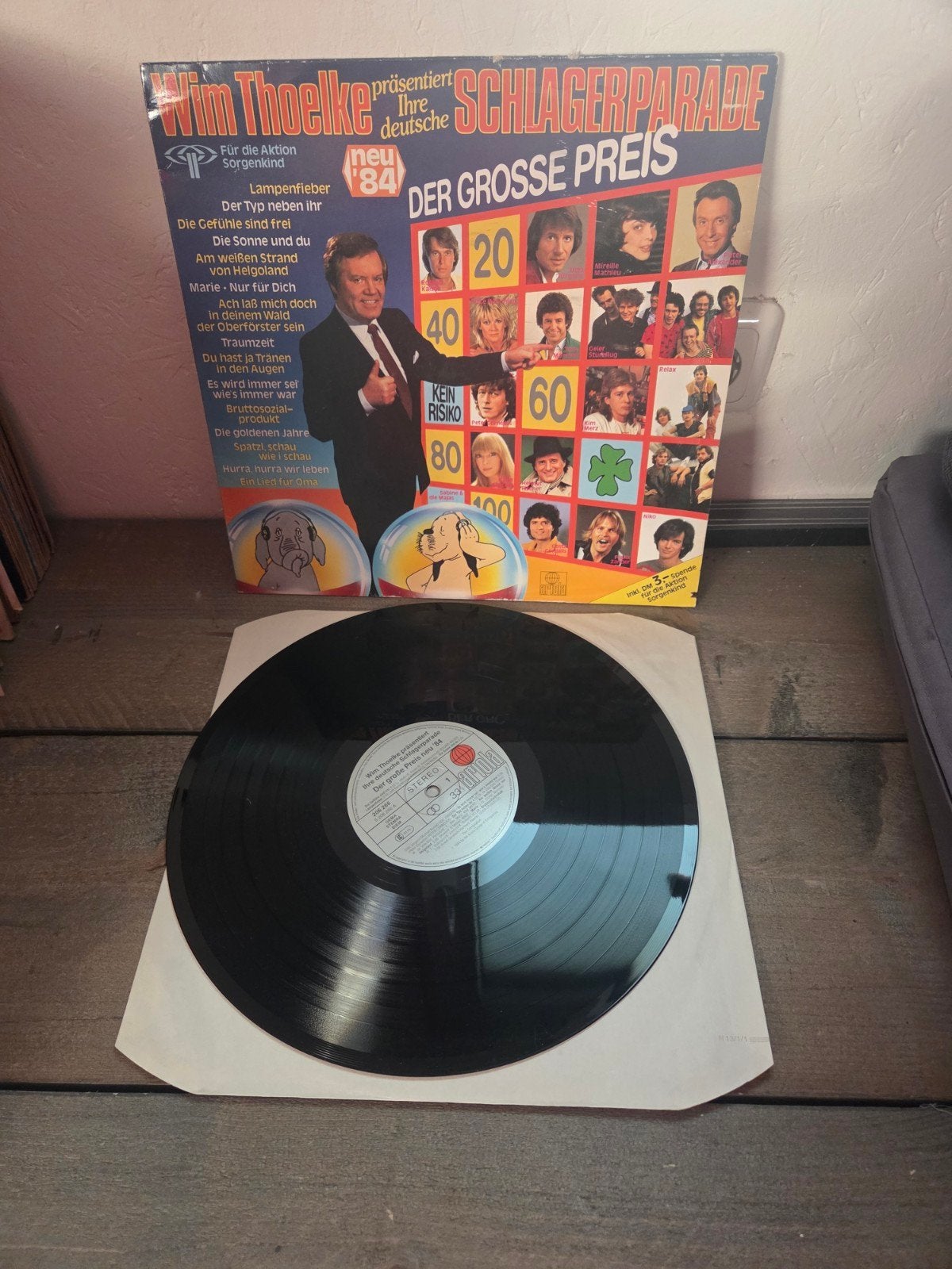 Wim Thoelke präsentiert: Ihre deutsche Schlagerparade LP, Ophalen of Verzenden, 1980 - 1989, Gebruikt, 12 inch