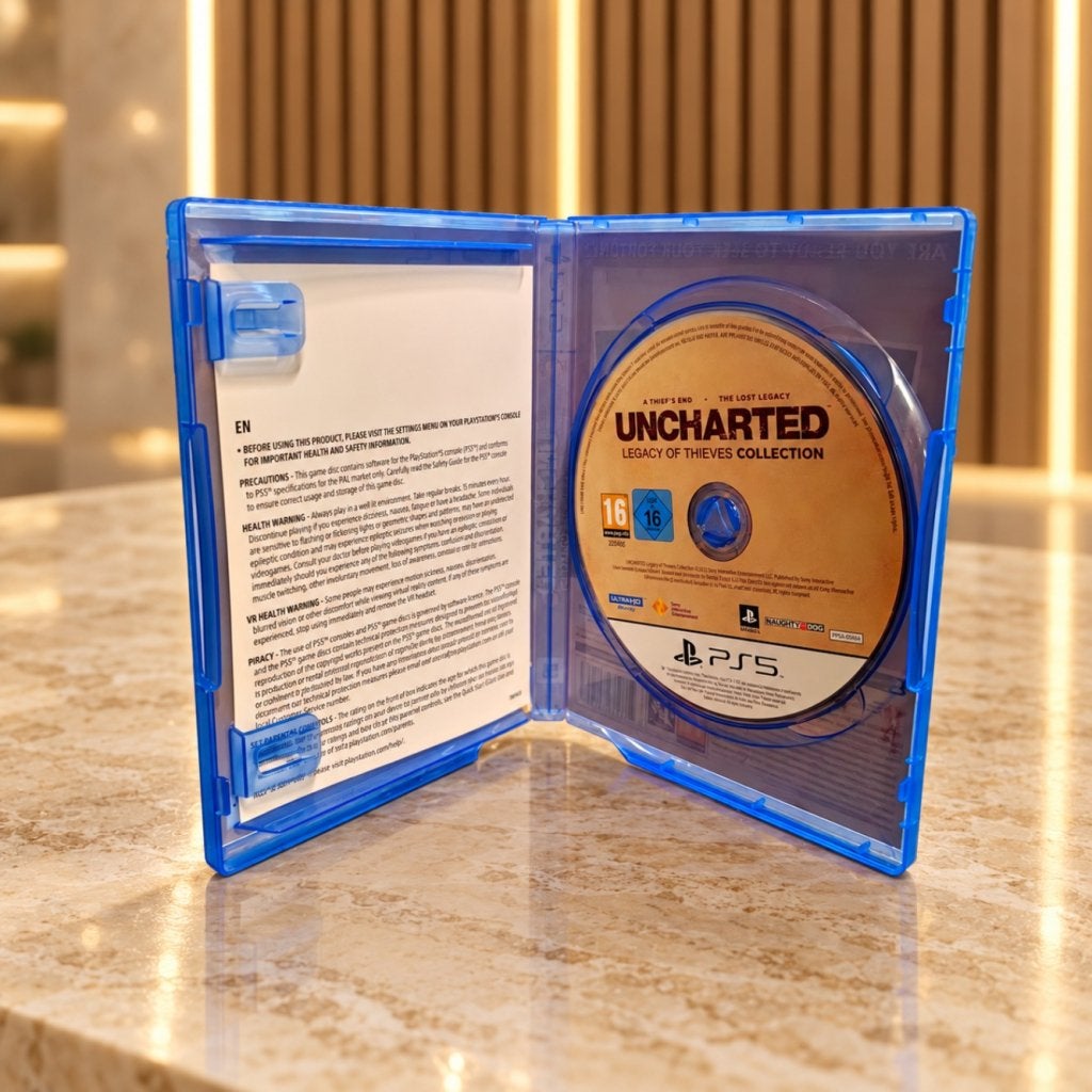 Uncharted Legacy Of Thieves Collection PS5 Game, Sony, Zo goed als nieuw, Support@sony.com, 1-7-1 Konan, Minato-ku
Tokyo 108-0075
Japan