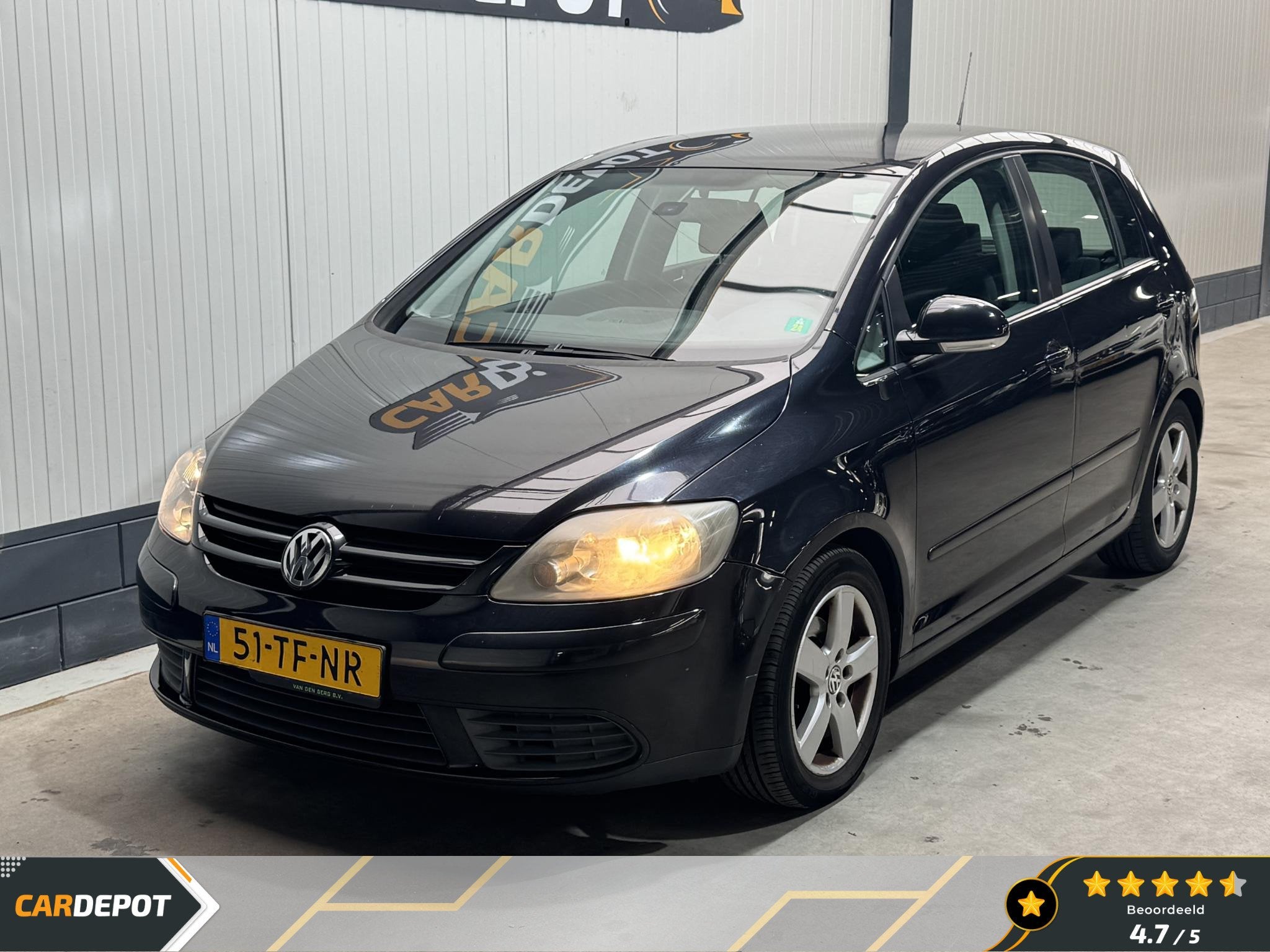 Volkswagen Golf Plus 1.6 Sportline, Auto's, Stof, Gebruikt, Zwart, 4 cilinders