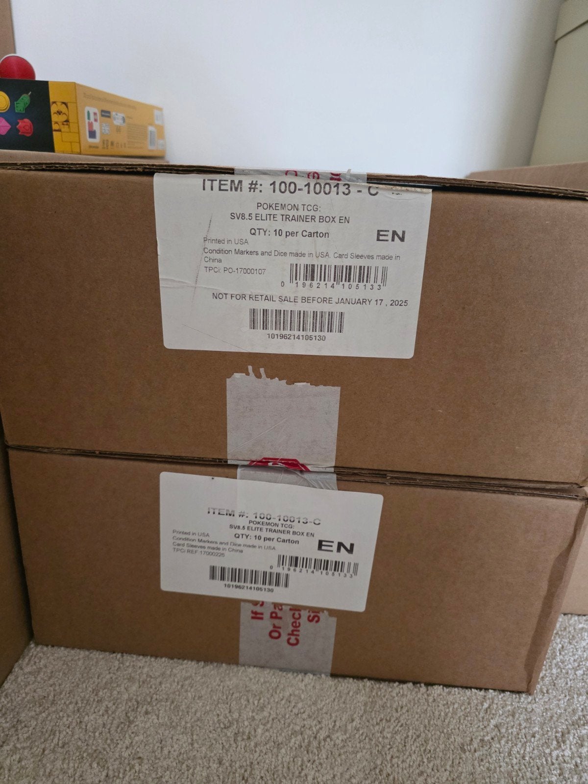 Prismatic Evolutions etb case (10x etb), Ophalen of Verzenden, Nieuw, Boosterbox